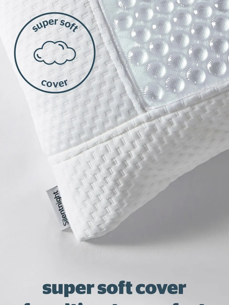 Dekbedden En Kussens|Silentnight Medium Wellbeing koel aanvoelend kussen