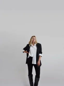 Kostuums En Werkkleding|Simply Be oversized blazer met enkele rij knopen