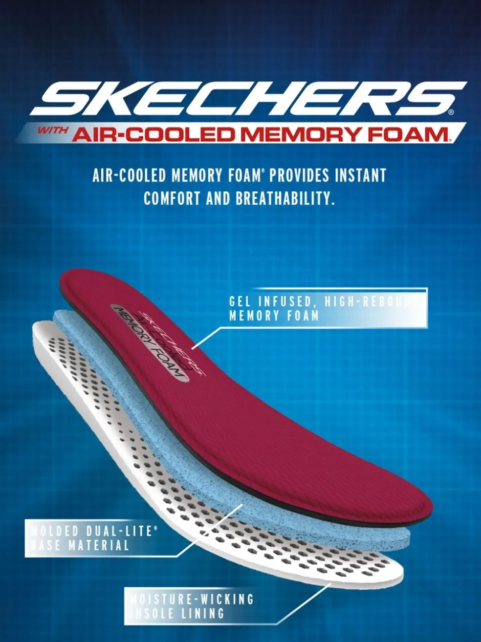 Schoenen*Skechers Flex Advantage Fourche werkschoenen met antislip voor heren