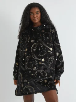 Alle Nacht- En Loungekleding|Skinnydip Celestial Gold Blanket Hoodie
