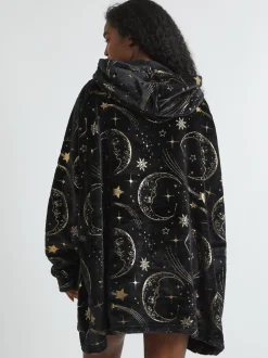 Alle Nacht- En Loungekleding|Skinnydip Celestial Gold Blanket Hoodie