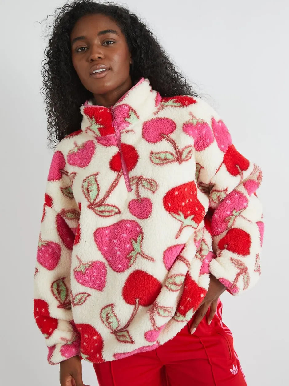 Sportkleding|Hoody's En Sweatshirts|Skinnydip Cherry and Strawberry Longline Fleece