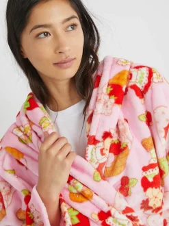 Badjassen*Skinnydip Strawberry Shortcake x Pink Dressing Robe