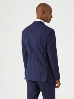 Pakken|Skopes Declan Suit Slim Fit Pinstripe Double Breasted Jacket