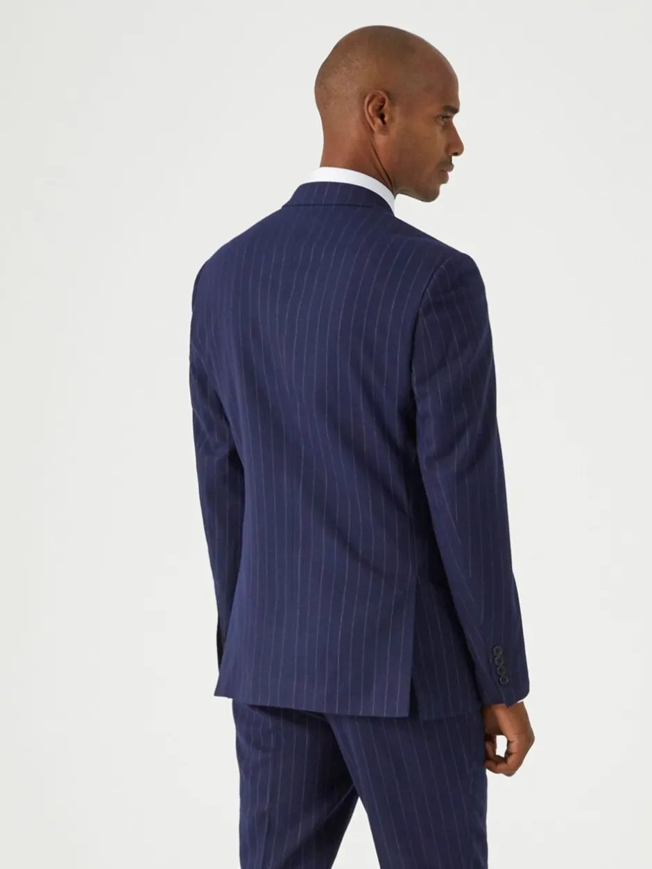 Pakken|Skopes Declan Suit Slim Fit Pinstripe Double Breasted Jacket
