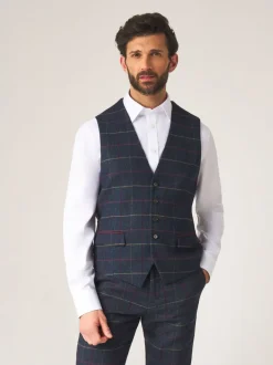 Vesten|Skopes Doyle Modieus gilet van tweed wolmix
