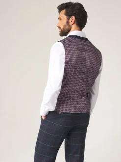 Vesten|Skopes Doyle Modieus gilet van tweed wolmix