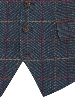 Vesten|Skopes Doyle Modieus gilet van tweed wolmix