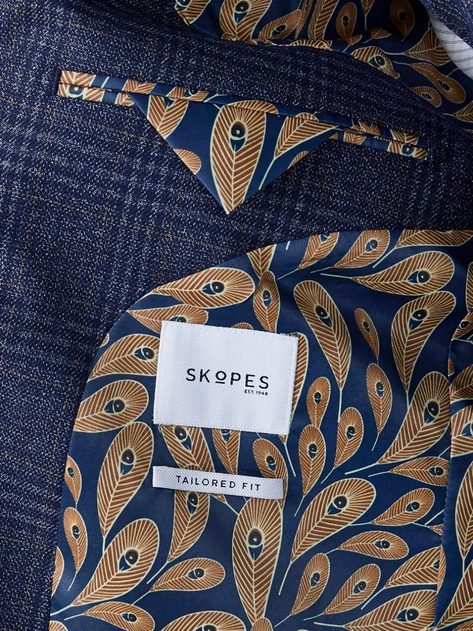 Blazers En Business-Jasjes|Pakken|Skopes maatgesneden Woolf geruit pak: colbert