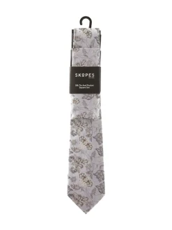 Stropdassen En Pochets*Skopes Floral Silk Tie and Pocket Squares Set