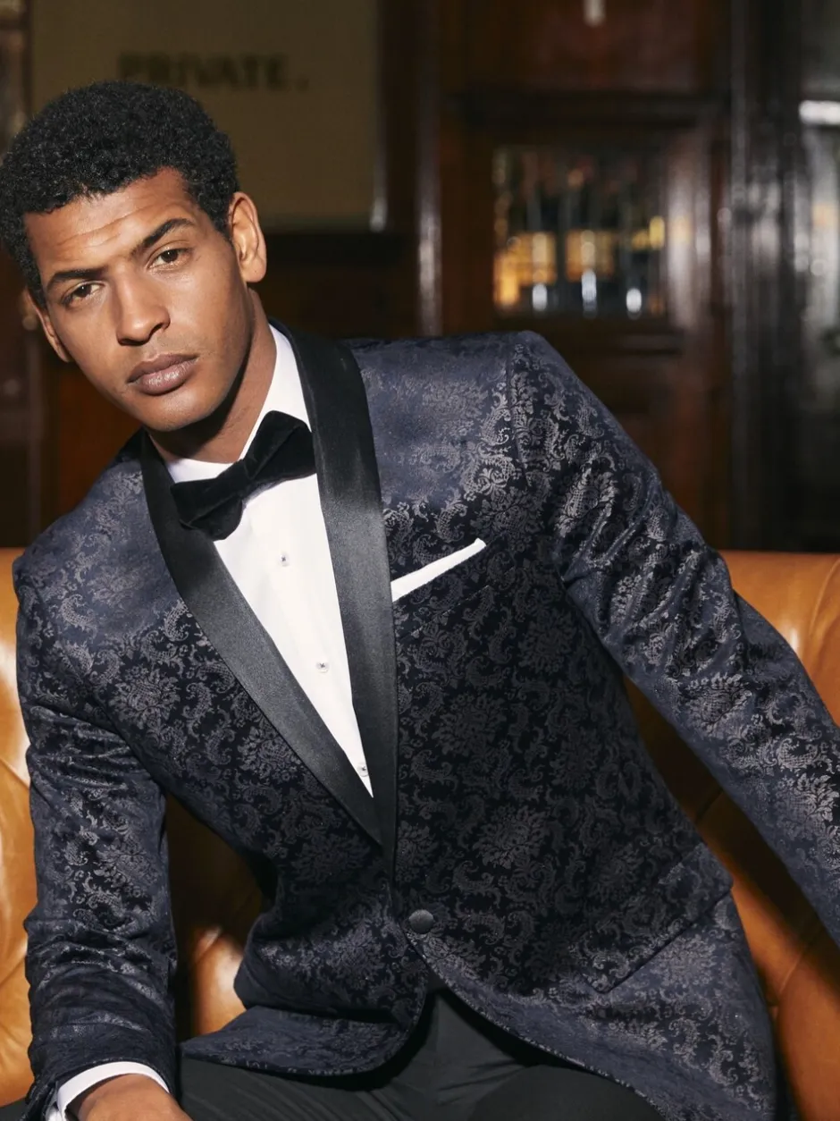 Smokings En Feestkleding|Skopes Tailored Fit Tiesto Fluwelen Dinner Jack