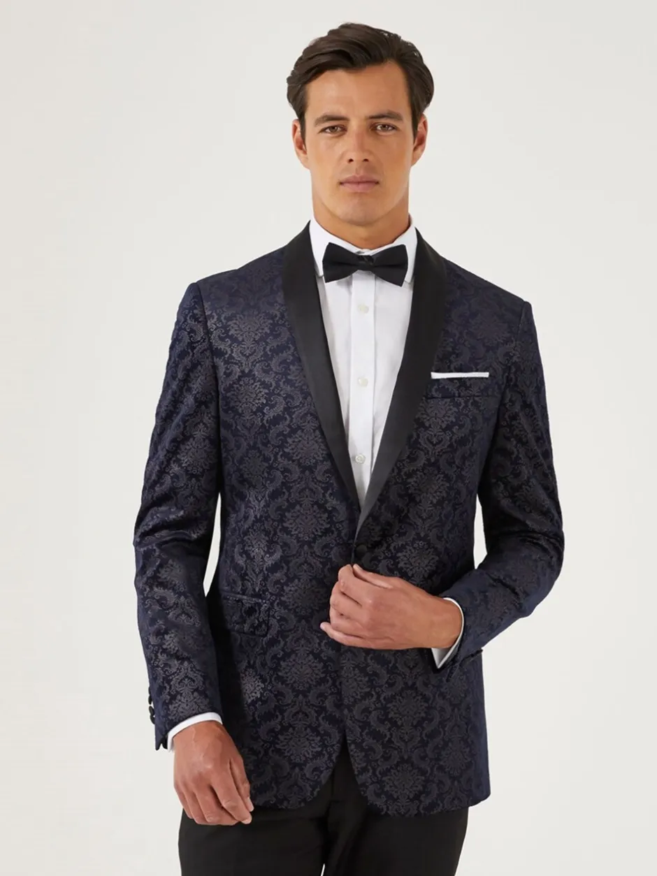 Smokings En Feestkleding|Skopes Tailored Fit Tiesto Fluwelen Dinner Jack