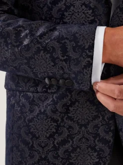 Smokings En Feestkleding|Skopes Tailored Fit Tiesto Fluwelen Dinner Jack