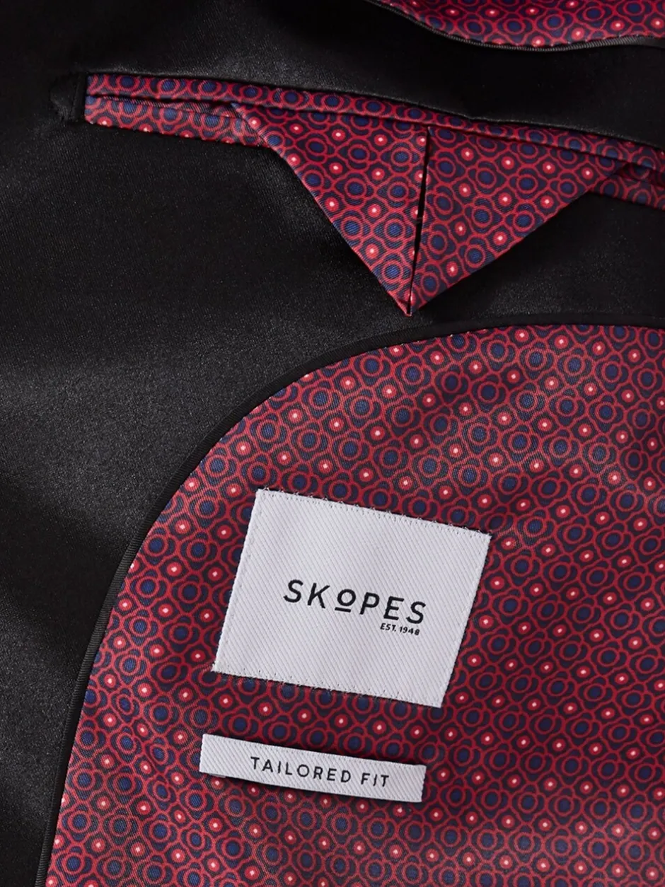 Smokings En Feestkleding|Skopes Tailored Fit Tiesto Fluwelen Dinner Jack