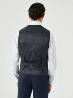 Vesten|Skopes Tailored Fit Wool Blend Joss Suit Waistcoat