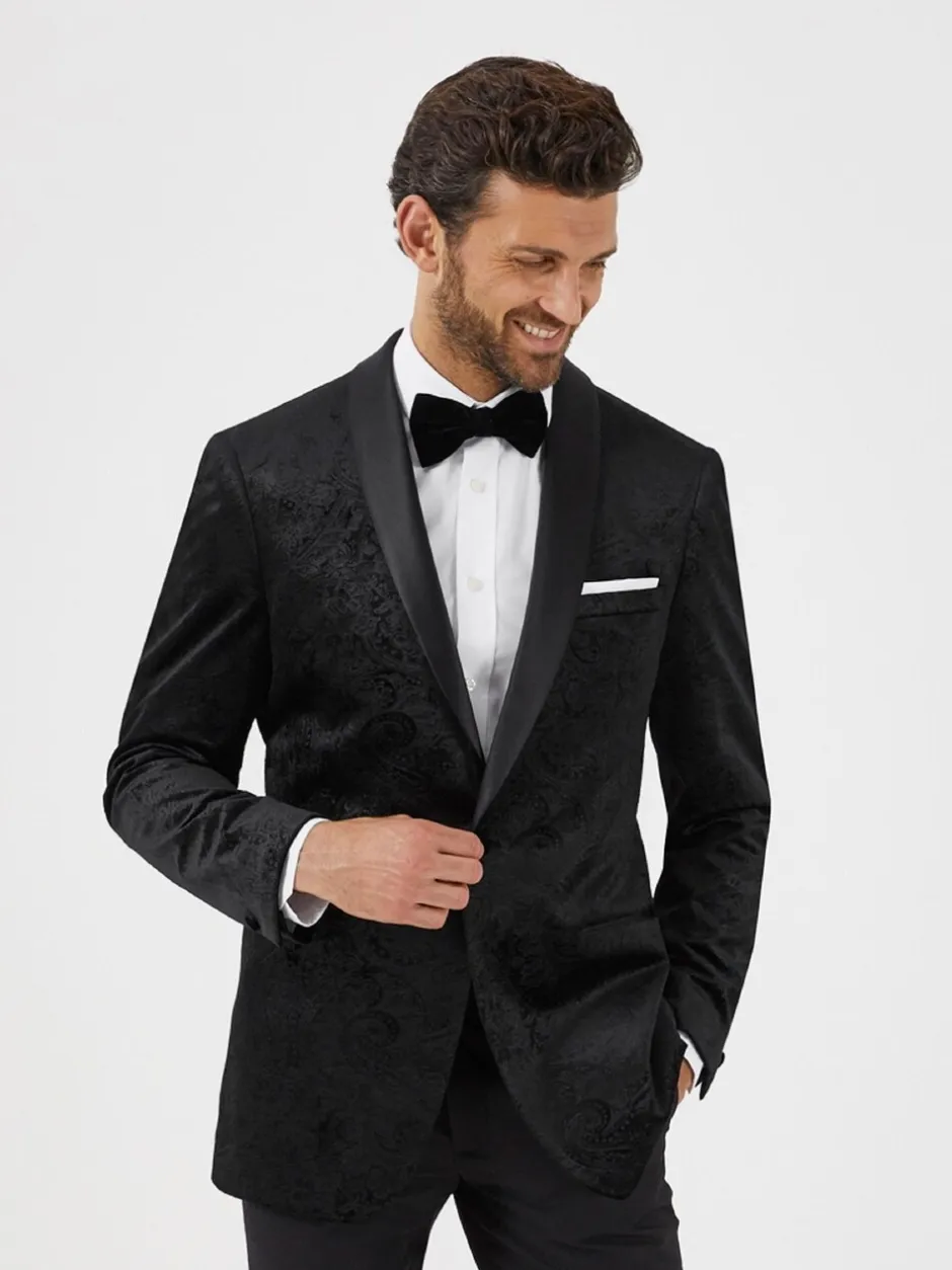 Smokings En Feestkleding*Skopes Westwood modieus gesneden paisley-jack