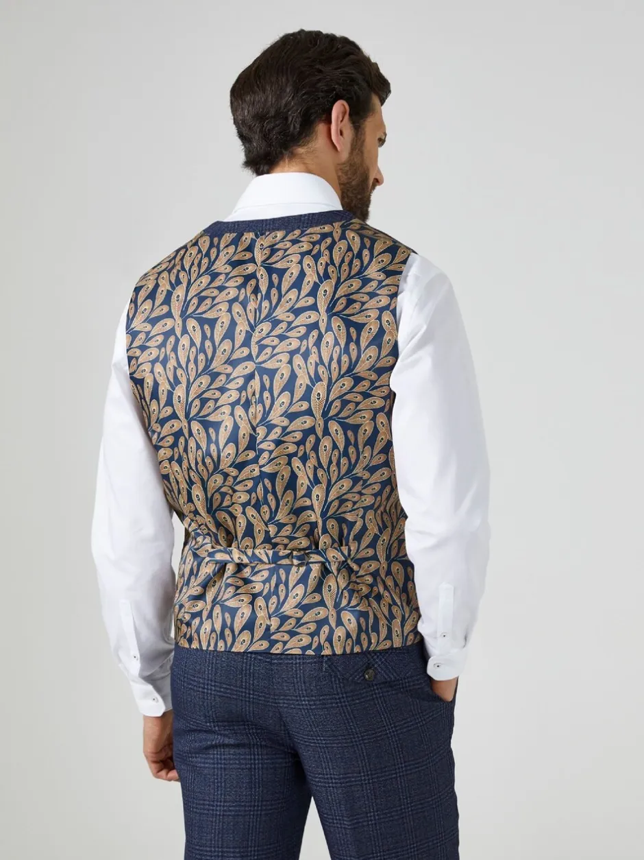 Vesten|Skopes Woolf ruit maatgesneden gilet