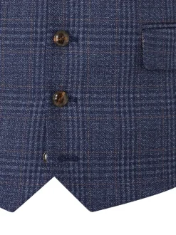 Vesten|Skopes Woolf ruit maatgesneden gilet