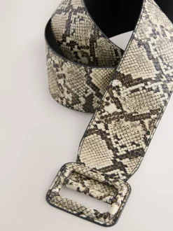Ceintuurs|Next Slangenprint - PU Wide Belt