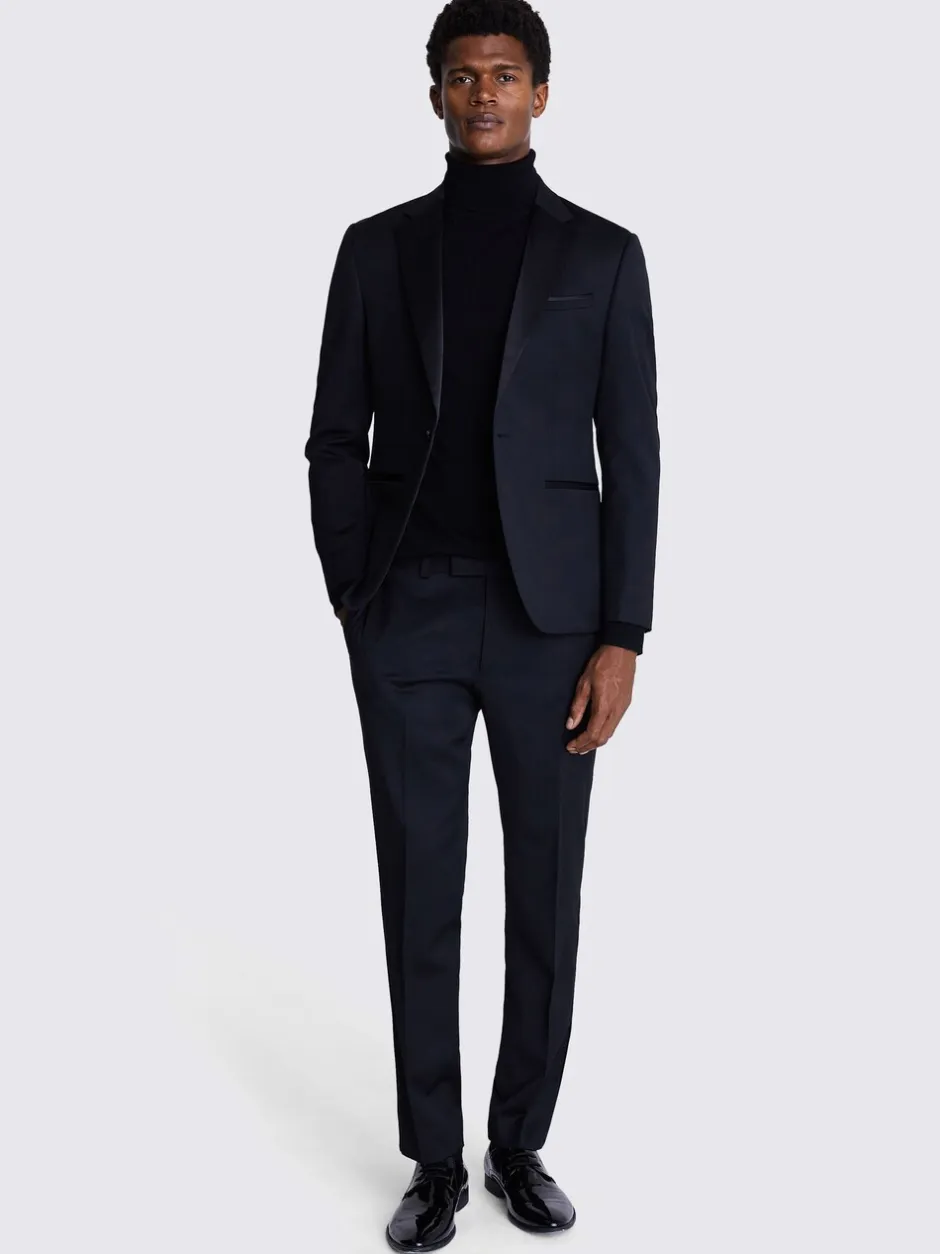 Smokings En Feestkleding|DKNY Slim Fit Smokingjasje met Notch Revers