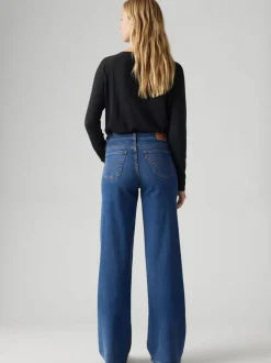 Jeans|Levi's Slim meisje - ® 318 Shaping jeans met wijde pijpen