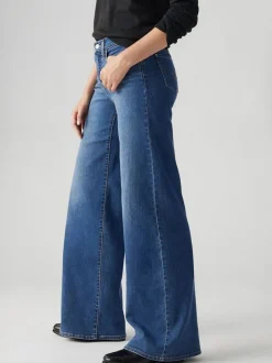 Jeans|Levi's Slim meisje - ® 318 Shaping jeans met wijde pijpen