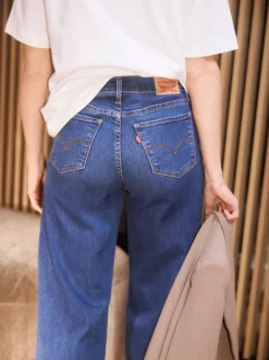 Jeans|Levi's Slim meisje - ® 318 Shaping jeans met wijde pijpen