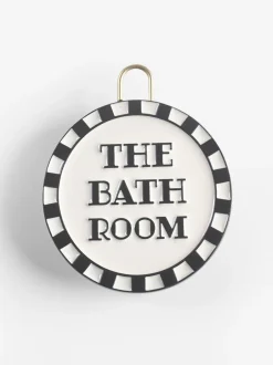 Decoraties*Next Slogan op het Badkamerdeurbord Zwart/wit