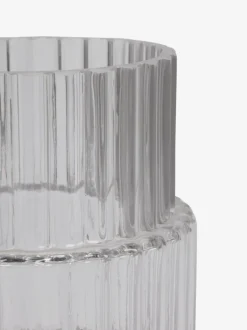 Vazen*Next Small Ribbed Glass Vase Wissen