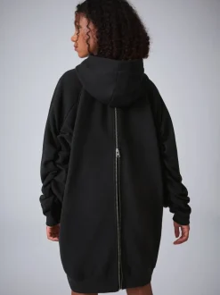 Jurken|smALLSAINTS Dana Zip Oversized Hoodie Dress