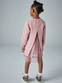 Jurken|Jurken|smALLSAINTS Lee Lace Younger Girls Sweat Dress