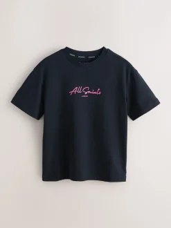 T-Shirts*smALLSAINTS Script Logo Crew Neck Relaxed T-Shirts 3 Pack