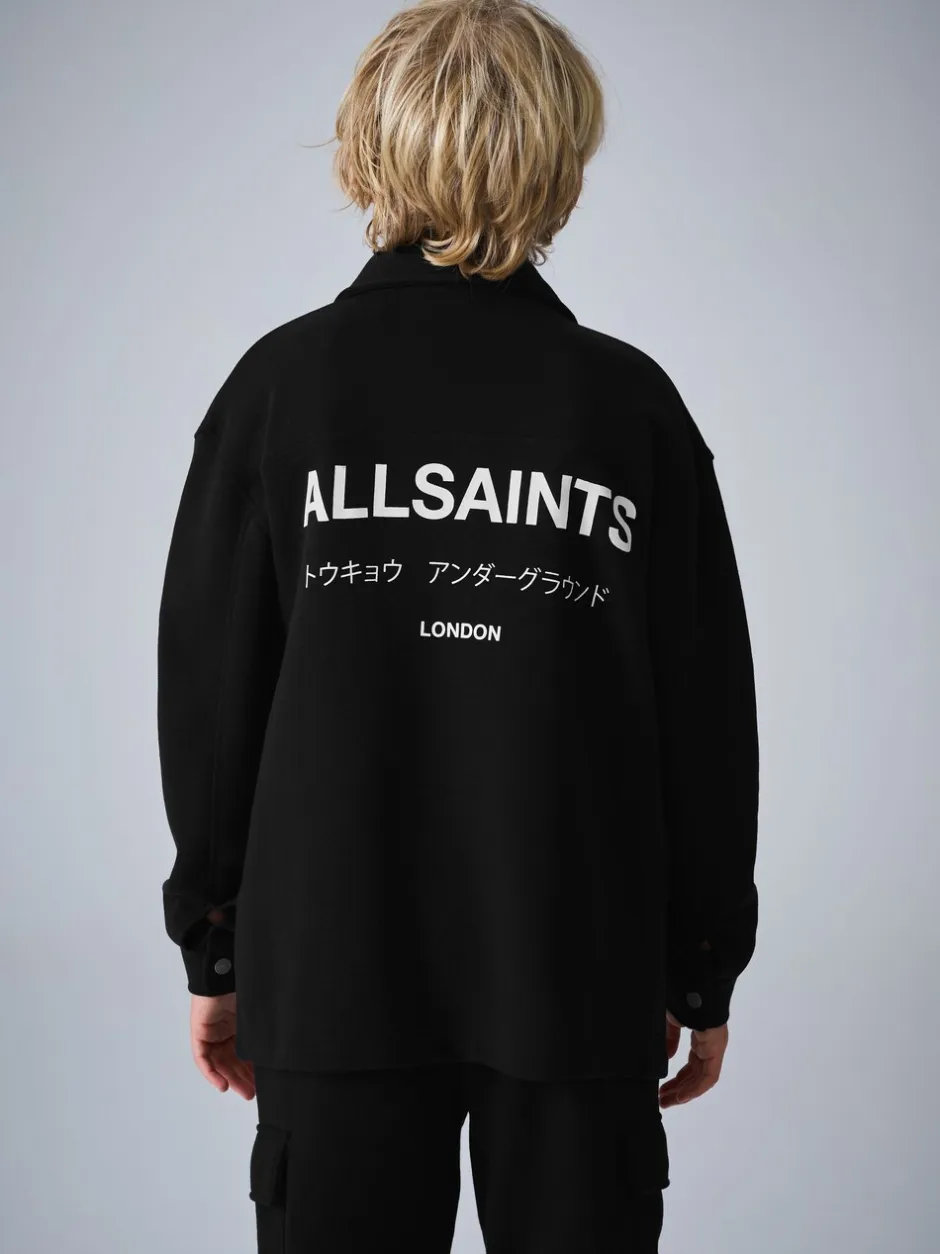 Jassen En Jacks|smALLSAINTS Sweat Shacket T-Shirt and Shorts 3 Piece Set