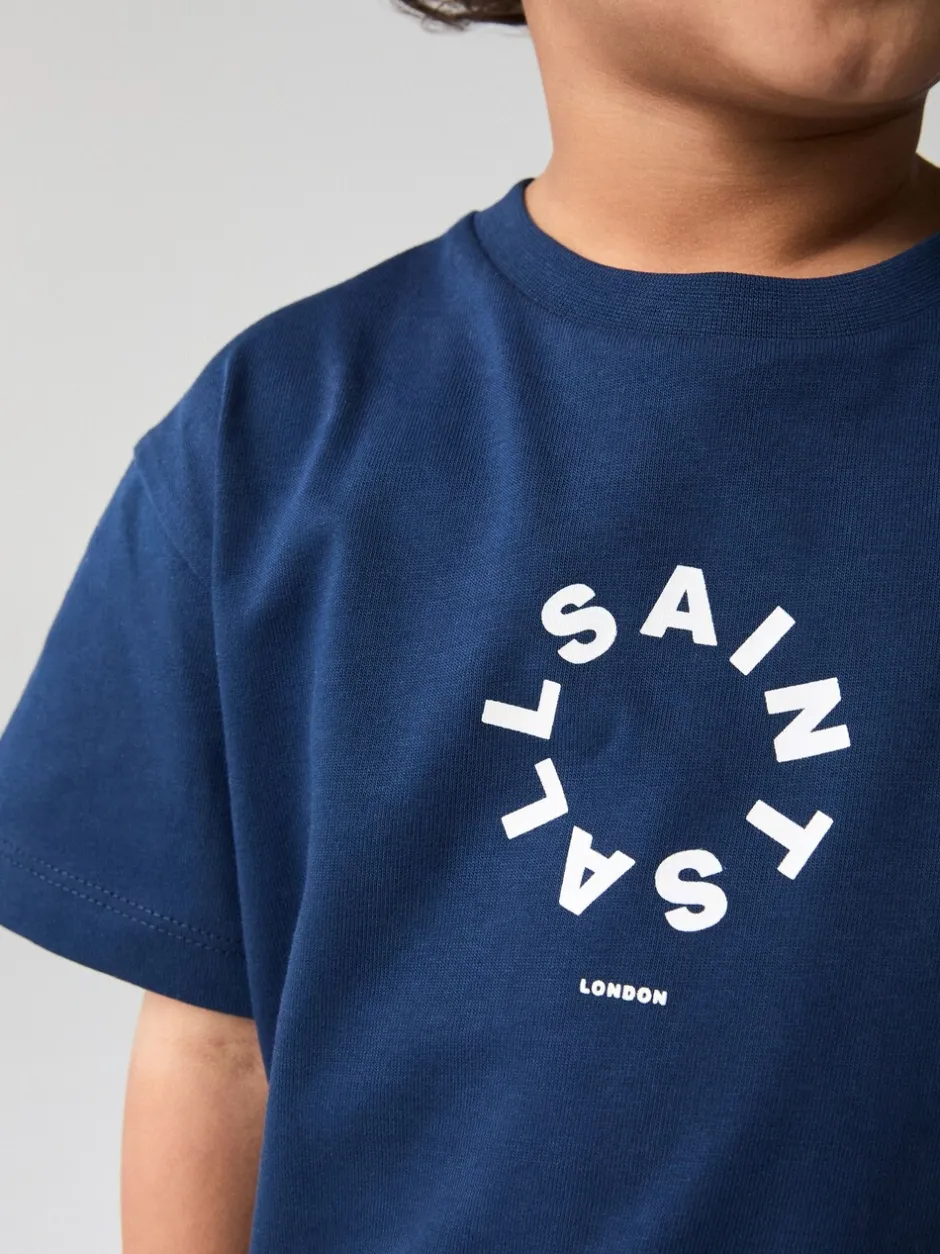 Shorts*smALLSAINTS Tierra set van T-shirt en sweatshorts voor jonge jongens, van 100% katoen