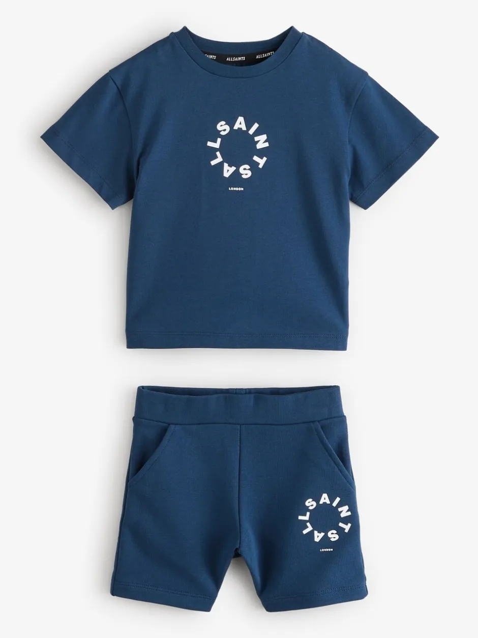 Shorts*smALLSAINTS Tierra set van T-shirt en sweatshorts voor jonge jongens, van 100% katoen