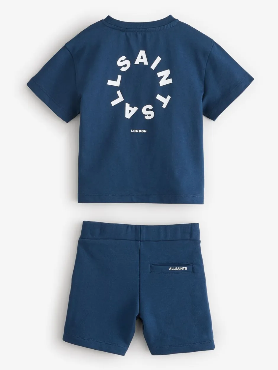 Shorts*smALLSAINTS Tierra set van T-shirt en sweatshorts voor jonge jongens, van 100% katoen