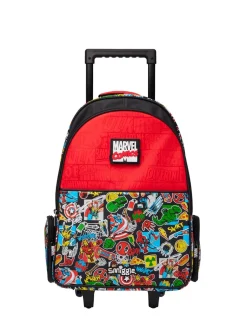 Tassen|Tassen|Smiggle Marvel Trolley Backpack with Light Up Wheels