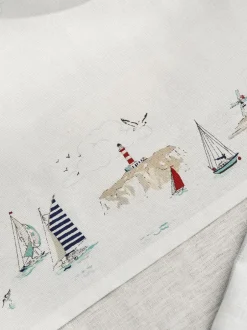 Tafellinnen En Placemats *Sophie Allport - Coastal Boats - Tafelloper