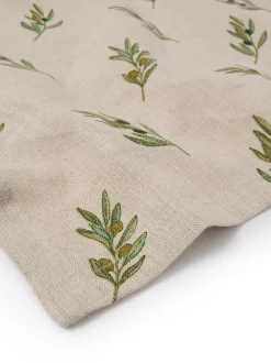 Tafellinnen En Placemats *Sophie Allport Linnen Olijfkleurig Tafellaken