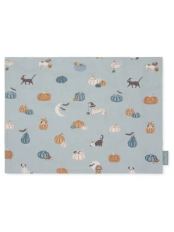 Tafellinnen En Placemats |Sophie Allport Paws & Pumpkins wasbare placemats set van 2