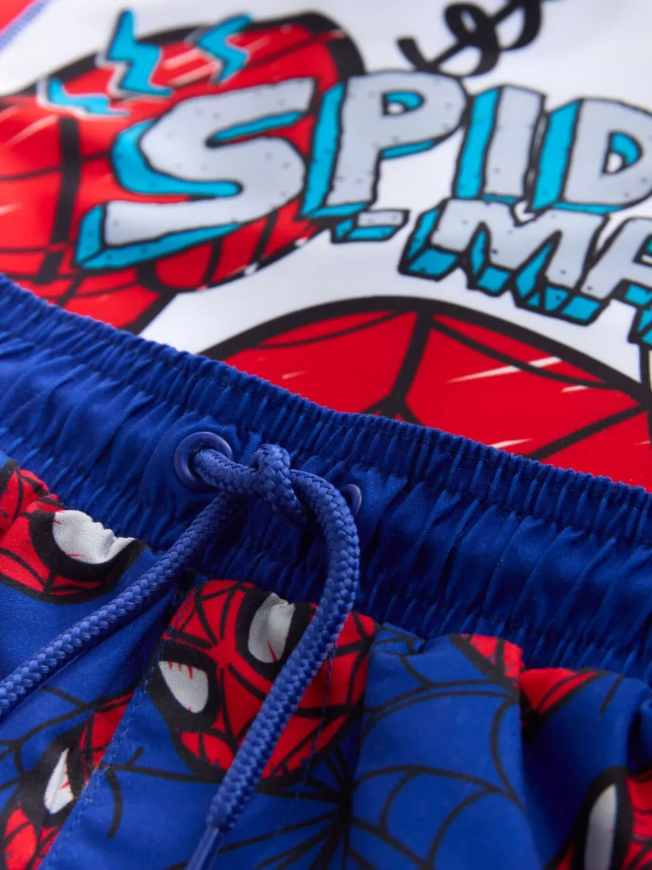 Badkleding|Badkleding*Next - Set van surfhemdje en zwembroek (3mnd -7jr) Spiderman