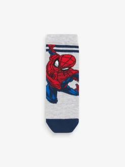 Sokken|Next Spiderman - Verpakking van 5 paar Character sokken met hoog katoengehalte
