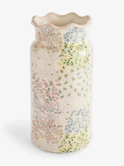 Vazen*Next Spring Floral Ceramic Vase