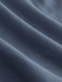 Sweaters En Hoody´S|Sweaters En Hoody´S|Next Staalblauw - Normale Pasvorm - Heavyweight Cotton Rich Crew Neck Sweatshirt