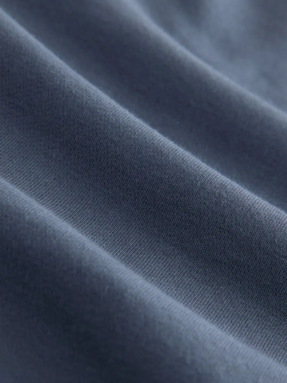 Sweaters En Hoody´S|Sweaters En Hoody´S|Next Staalblauw - Normale Pasvorm - Heavyweight Cotton Rich Crew Neck Sweatshirt
