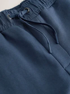 Joggingbroeken|Next - Signature Soft Touch Modal Slim Fit Cuffed Joggers Staalblauw