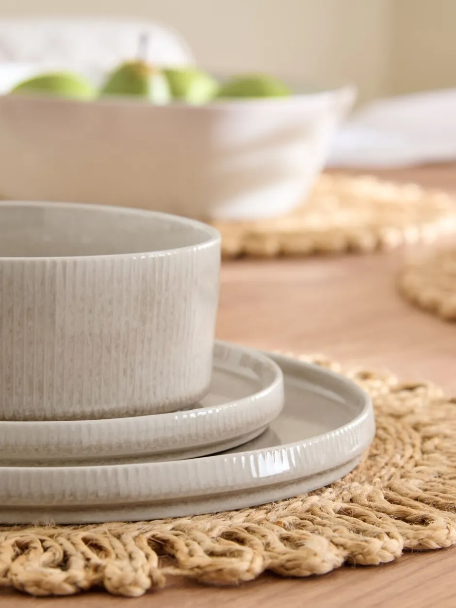 Eetservies En Pastaschalen*Next Stamford - 12-Delig dinerservies