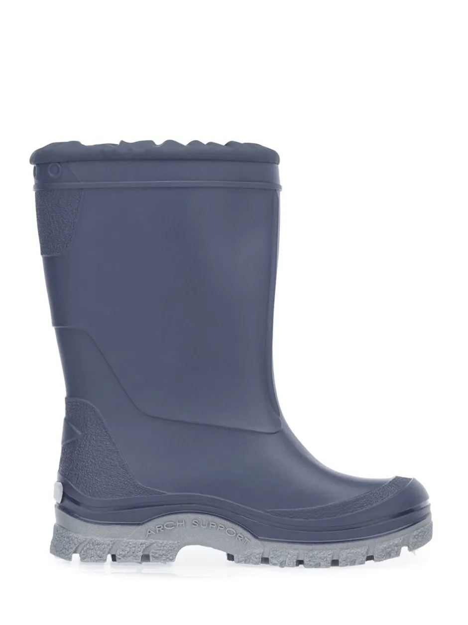 Laarzen|Start Rite - Mudbuster - Behaaglijke blauwe regenlaarzen met fleecevoering