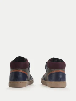 Boots*Start Rite Start-Rite Kids Sporty Orbit Casual Rip-Tape Low Rise Laced Brown Boots