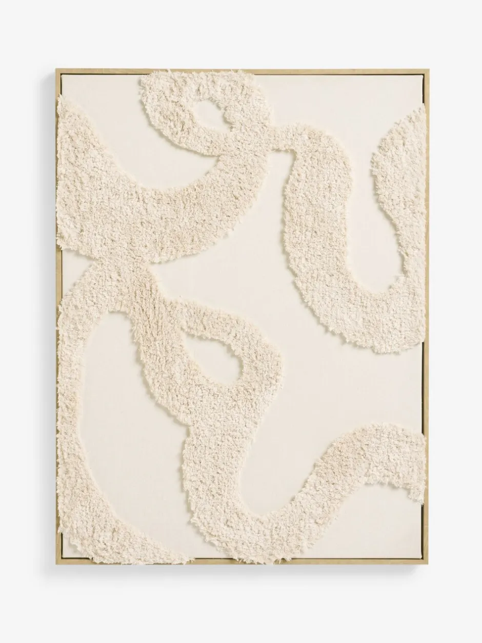 Canvassen En Kunst Voor Aan De Wand*Next Stof Boucle Abstract ingelijste Wanddecoratie